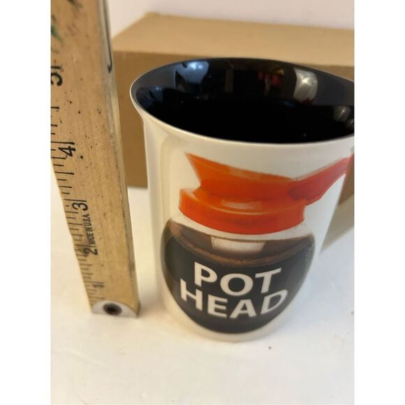 Coffee Pot Head cup mug Wake and Brew Our Name is Mug - Picture 5 of 6